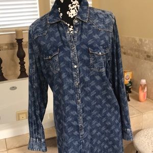 Denim dress